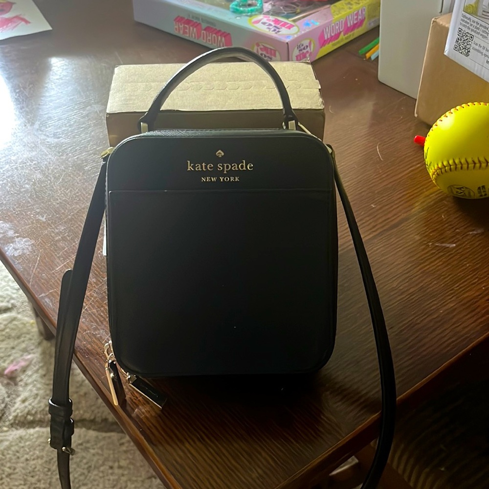 Black leather crossbody FANTASTIC condition
